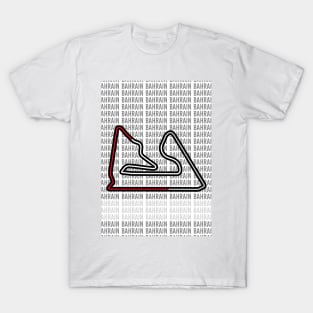 Bahrain - F1 Racing Track Poster T-Shirt